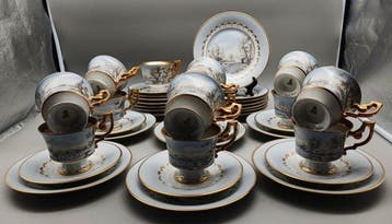 Heinrich & Co. - Koffieservies (39) - Porselein
