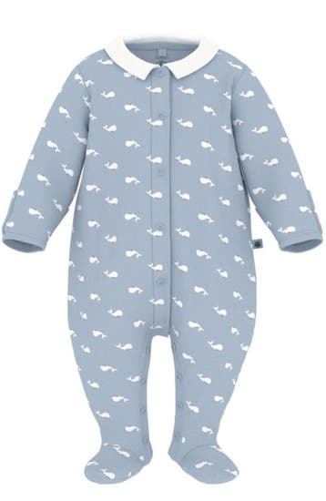 Petit Bateau  Katoenen babypyjama met kraag met walvisprint, Ophalen of Verzenden, Nieuw