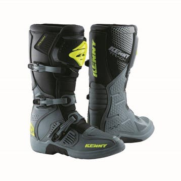 Kenny Track Crosslaarzen Grijs / Fluor Geel maat 39, Ophalen of Verzenden, Nieuw