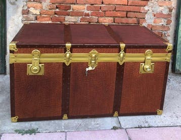 Fiam - Opbergkoffer - Synthetisch leder - kist garderobe