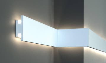 LED sierlijst voor indirecte verlichting XPS (120x40 mm), Ophalen of Verzenden, Nieuw