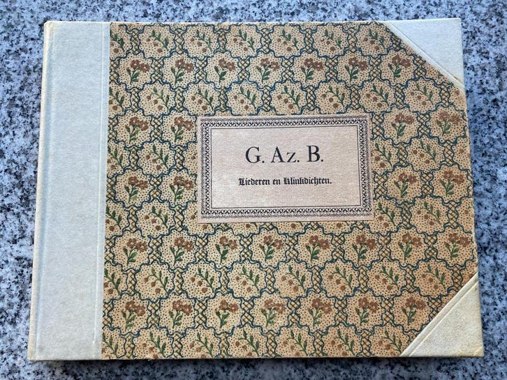 G.A.Bredero’s Liefde en Lied (1918), Boeken, Literatuur, Gelezen, Nederland, Verzenden