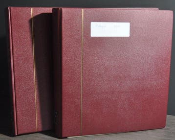 België - Postfrisse verzameling in 2 luxe Safe albums en, Gestempeld