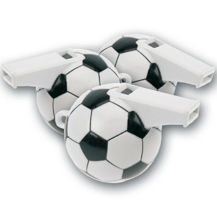 Voetbal Fluitjes 12st., Hobby en Vrije tijd, Taarten en Cupcakes maken, Nieuw, Verzenden