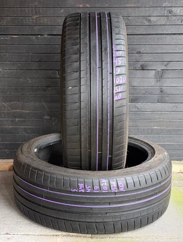 245/45/19 102V Michelin Pilotsport 4 AO 5mm Zomerbanden, 19 inch, Ophalen of Verzenden, Band(en), Personenwagen