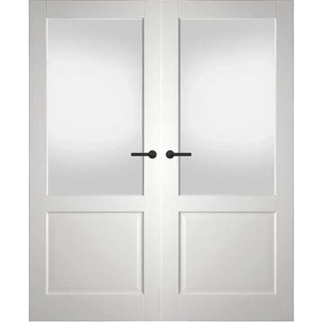 Weekamp dubbelde deur WK6520-A1 166x211,5 (Stomp, Blankglas), 120 cm of meer, Binnendeur, Nieuw, Ophalen of Verzenden