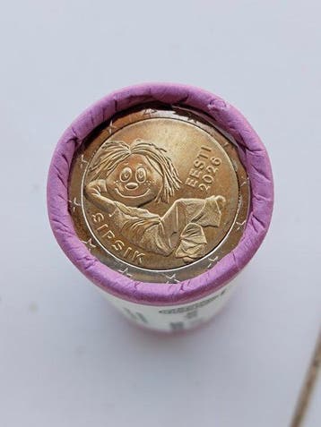 Estland. 2 Euro 2026 Sipsik (25 coins) in roll (Zonder