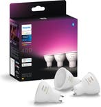 Philips Hue Spot - Wit en Gekleurd Licht - 3 pack - 400 lume, Verzenden, Nieuw