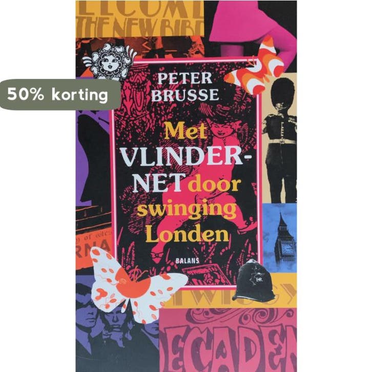 Met vlindernet door swinging Londen 9789050186636 P. Brusse, Boeken, Romans, Gelezen, Verzenden