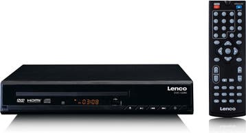 LENCO DVD-120BK - DVD-speler met HDMI en Afstandsbediening •, Verzenden, Zo goed als nieuw