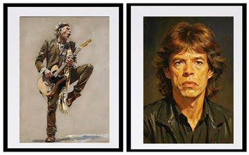 The Rolling Stones - By artist Andrea Boriani - 2x art, Cd's en Dvd's, Nieuw in verpakking