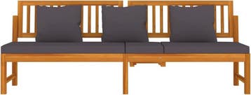 Tuinbank - ligbed - dagbed - lengte 200 cm - met kussens -, Tuin en Terras, Verzenden, Nieuw
