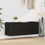 vidaXL Schoenenkast Zwart eiken 100 x 35 x 38 cm Bewerkt, Verzenden, Nieuw