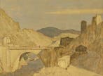 Philip Grégory Needell (1886-1974) - Le pont à Sisteron, le