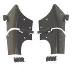 Rugged Ridge 97-06 Jeep Wrangler TJ Black Windshield Hinges, Ophalen of Verzenden