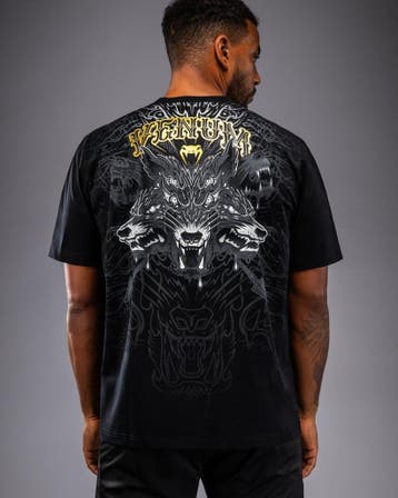 Venum Wolf Atak Tshirt – Premium Katoen – Zwart/Grijs – Ven, Ophalen of Verzenden, Nieuw