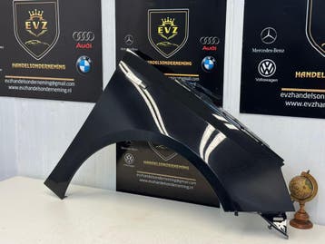 Peugeot 308 bj.2015 spatbord/voorscherm rechts voor zwart, Gebruikt, Voor, Peugeot, Spatbord