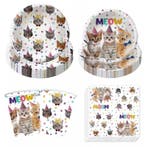 Set met 5 verschillende poezen koekjes uitsteekvormen, Verzenden, Nieuw
