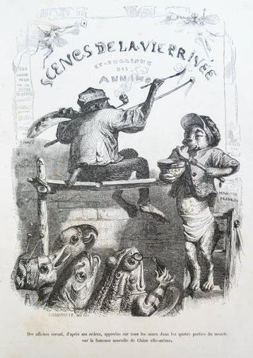 Grandville - Scènes de la vie privée et publique des animaux
