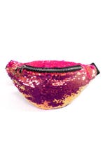 Heuptasje Pailletten Rond Roze Goud Heuptas Omkeerbare Sequi, Sieraden, Tassen en Uiterlijk, Tassen | Damestassen, Ophalen of Verzenden