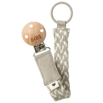 BIBS  Fopspeen Pacifier Clip Sand/Ivory  1st, Verzenden, Nieuw