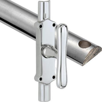 Kruk-espagnolet Linea glans chroom inclusief 1 stang, Verzenden, Nieuw