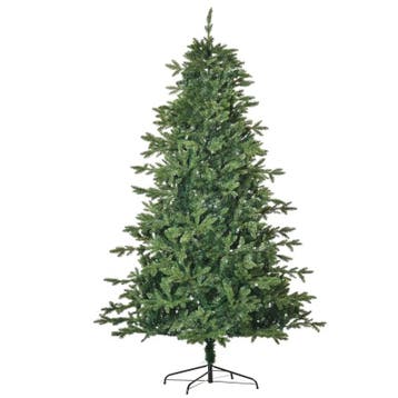 TRUUSK Kunstkerstboom 2,1 M - PVC en PE - Metaal Stand - Gro, Vakantie, Vakantie | Kunst en Cultuur