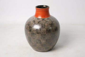 Vaas - Porselein - Japan - Iro-e Checkerboard - Watanabe