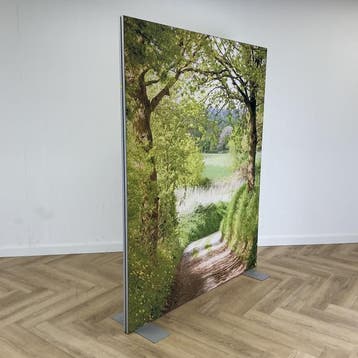 ArtFrame vrijstaande wanddecoratie bospad (hxbxd), Gebruikt, Ophalen of Verzenden, Grijs