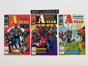 The A-Team #1, #2, #3 - Rare complete set - 3 Comic, Nieuw