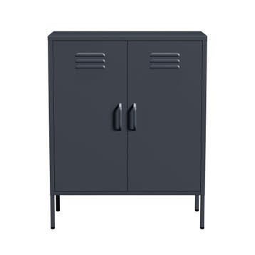 Dressoir | Lockerkast | Opbergkast | 80x40x100cm | Antraciet, Verzenden, Nieuw
