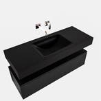 Badkamermeubel AQS Ibiza 120 cm Solid Surface Wastafel Mat, Ophalen of Verzenden, Nieuw