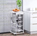 Keukenwagen met Lade, Manden & Zijrekken – 83 cm, Verzenden, Nieuw