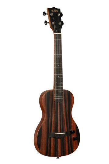 Kala Solid Body Electric Striped Ebony Tenor Ukulele, Verzenden, Nieuw