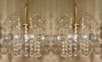 Swarovski - Kroonluchter (2) - Kristal, Bladgoud, Antiek en Kunst
