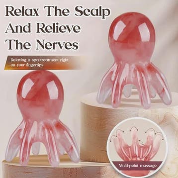 Octopus Hoofdmassager - Ontspannende Hoofdhuidmassage & Acup, Verzenden, Nieuw