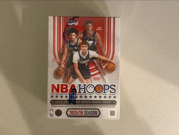 2025/26 Topps NBA Hoops NBA Basketball Stars Originele, Nieuw