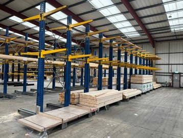 Veiling: Dubbelzijdige Draagarmstelling 38x164, Ophalen, Gebruikt