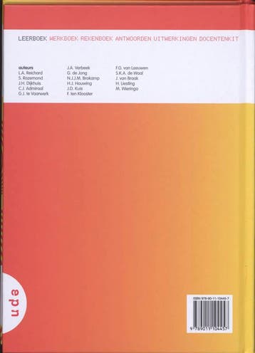 Getal en Ruimte wi 3 Vmbo-B deel 2 9789011104457, Boeken, Verzenden, Zo goed als nieuw, L.A. Reichard