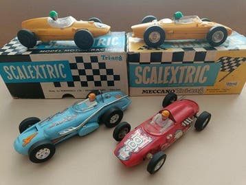 Tri-ang Scalextric - Slotcar 4 slotcars Cooper, 2x, Nieuw