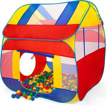 Speeltent - Kindertent - Speelhuisje - Met ballen - KIDUKU®, Kinderen en Baby's, Verzenden, Zo goed als nieuw