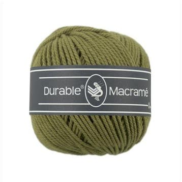Durable Macramé 2168 Khaki - Haakgaren / Breigaren, Ophalen of Verzenden, Nieuw, Breien of Haken, Wol of Garen