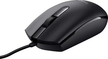 Trust Basi - Bedrade Muis Ambidextrous USB Type-A Optisch, Verzenden, Nieuw