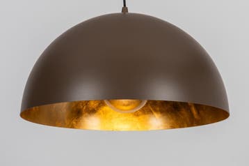 Rietveld Hanglampen - Bruin, Goud - Metaal, Verzenden, Nieuw