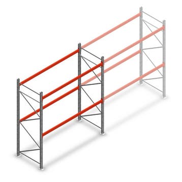 Deels gebruikte AR T2 palletstelling 3000x2700x1100mm