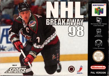 N64 NHL Breakaway 98 (In doos), Spelcomputers en Games, Spelcomputers | Nintendo 64, Verzenden, Zo goed als nieuw