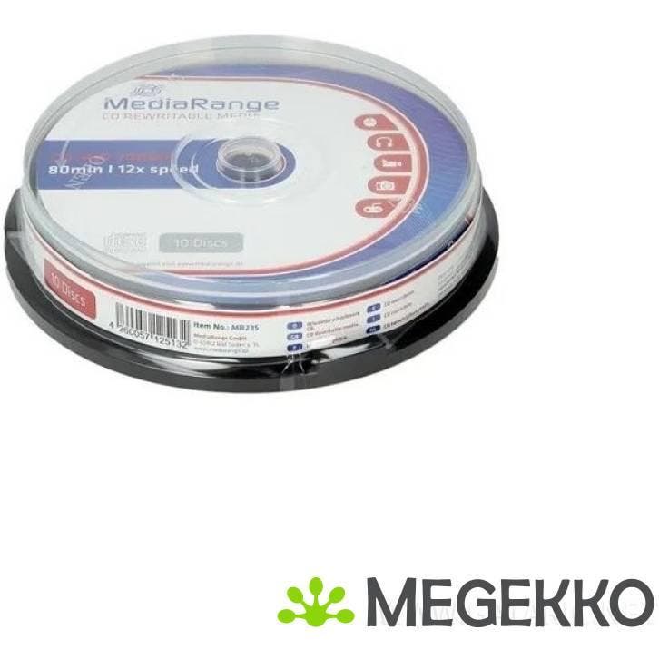 MediaRange MR235 (her)schrijfbare CD, Computers en Software, Overige Computers en Software, Nieuw, Verzenden