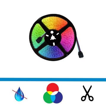 RGB LED Strip | 5 Meter | 12V | 5050 SMD | 30 LED/m | 360 l, Ophalen of Verzenden, Nieuw