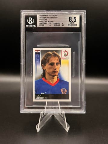 Beckett Bgs 8.5 Panini 2008 UEFA Euro 2008 Luka Modric #194, Verzenden, Zo goed als nieuw, Losse kaart