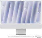 Apple iMac (2024) Zilver M4 16GB 256GB 23.5 + garantie, Ophalen of Verzenden, Gebruikt